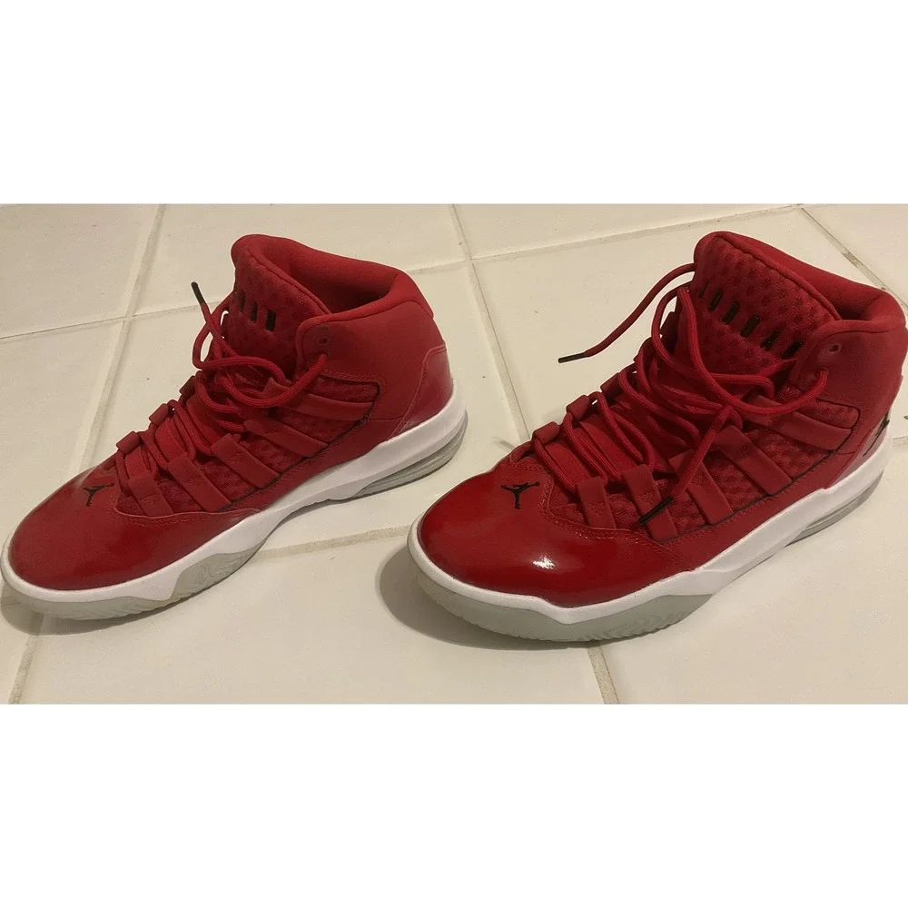 Men's‎ Jordan Max Aura Shoes Sneakers Basketball Gym Red Size 7.5 CQ9451-600